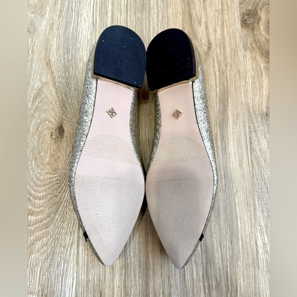 Nanette Lepore Dina Glitter Pointy Toe Flats Woman’s Size 6.5 NWOT - Picture 5 of 6